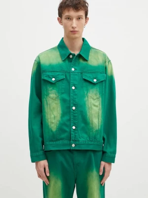 Obrázek produktu Billionaire Boys Club Džínová bunda Billionaire Boys Club Garment Dyed Denim Jacket zelená