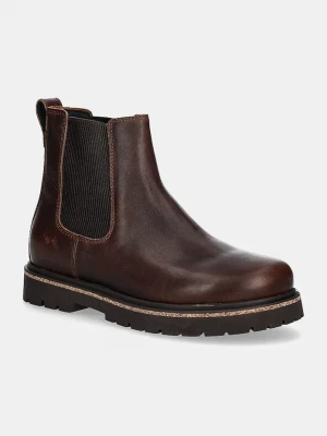 Obrázek produktu Birkenstock Kožené kotníkové boty Birkenstock hnědá