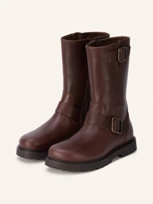 Obrázek produktu Birkenstock Motorkářské Kozačky Lena tmavě hnědá