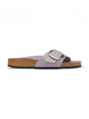 Obrázek produktu Birkenstock pantofle dámské kožené Madrid Big Buckle Natural Leather Patent fialová