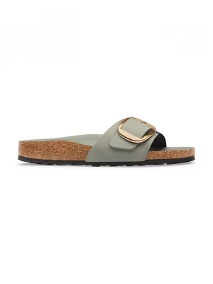 Obrázek produktu Birkenstock pantofle dámské kožené Madrid Big Buckle Oiled Leather zelená