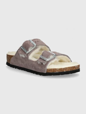 Obrázek produktu Birkenstock pantofle dětské semišové Arizona Shearling růžová