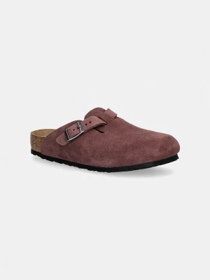 Obrázek produktu Birkenstock pantofle dětské semišové Boston růžová