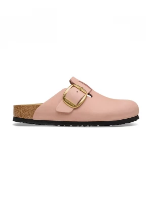 Obrázek produktu Birkenstock pantofle nazouváky dámské nubukové Boston Big Buckle růžová