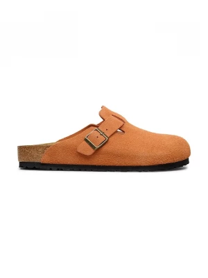 Obrázek produktu Birkenstock pantofle nazouváky dámské semišové Boston oranžová