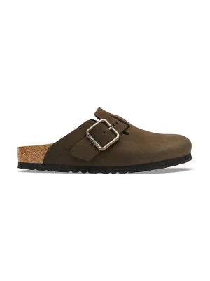 Obrázek produktu Birkenstock pantofle nazouváky nubukové Boston Wire Buckle Nubuck Leather hnědá