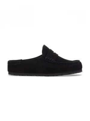 Obrázek produktu Birkenstock pantofle nazouváky semišové Naples Wrapped Suede Leather černá