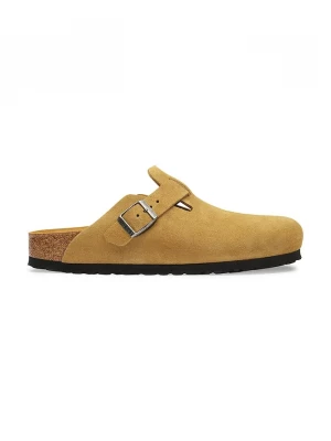Obrázek produktu Birkenstock pantofle s uzavřenou špičkou semišové Boston Soft Footbed Suede Leather hnědá