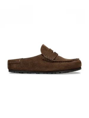 Obrázek produktu Birkenstock pantofle semišové Naples hnědá