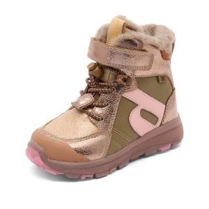Obrázek produktu BISGAARD Kozačky 'Marlon Tex' zlatá / růžově zlatá / khaki / růže
