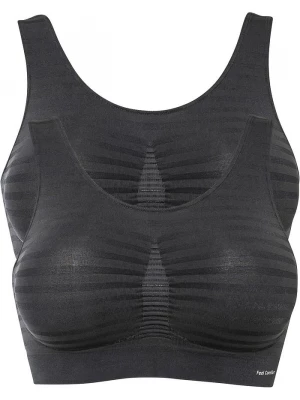 Obrázek produktu Biustonosz bezszwowy bustier Feel comfort (2 szt.) BonPrix szary