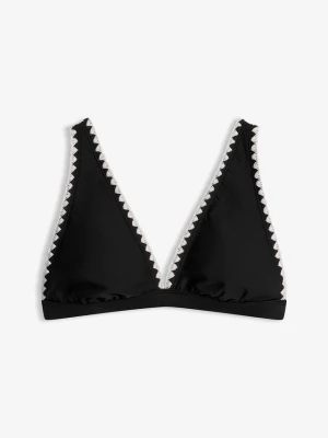 Obrázek produktu Biustonosz bikini z haftem BonPrix czarny