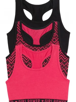 Obrázek produktu Biustonosz bustier z miękkiej bawełny organicznej (3 szt.) BonPrix czarny