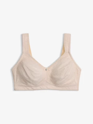 Obrázek produktu Biustonosz odciążający bez fiszbinów z wyściełanymi ramiączkami BonPrix beżowy