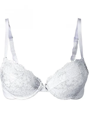 Obrázek produktu Biustonosz push up z delikatną koronką (3 szt.) BonPrix czarny