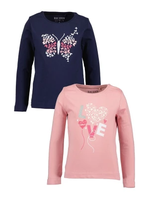 Obrázek produktu BLUE SEVEN Tričko marine modrá / pink / růžová / bílá