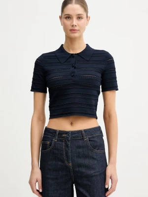 Obrázek produktu Blugirl Blumarine polo dámské s viskózou námořnická modř