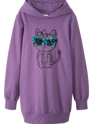 Obrázek produktu Bluza dresowa oversize z czystej bawełny organicznej BonPrix fioletowy
