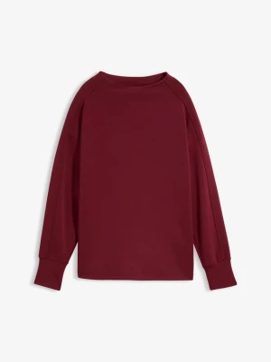 Obrázek produktu Bluza oversize z miękkiego materiału scuba BonPrix czerwony