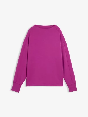 Obrázek produktu Bluza oversize z miękkiego materiału scuba BonPrix fioletowy