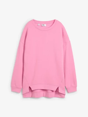 Obrázek produktu Bluza oversize z mieszanki bawełny BonPrix różowy