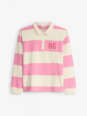 Obrázek produktu Bluza polo z czystej bawełny organicznej BonPrix różowy