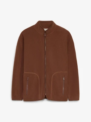 Obrázek produktu Bluza rozpinana z polaru ze stójką BonPrix brązowy