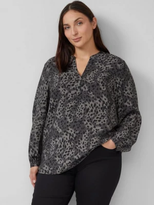 Obrázek produktu Blůza z viskózové směsi s dlouhými rukávy a leopardím potiskem s.Oliver
