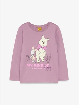 Obrázek produktu Bluzka z długim rękawem z motywem Winnie The Pooh, z czystej bawełny BonPrix fioletowy
