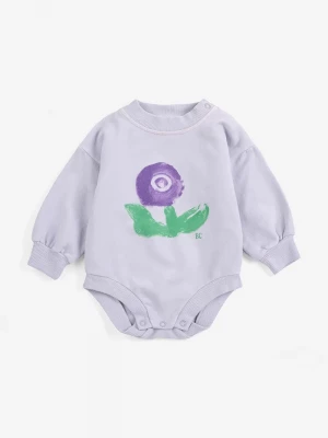 Obrázek produktu Bobo Choses body dětské bavlněné s elastanem Stamp Bloom fialová