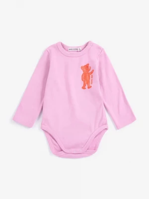 Obrázek produktu Bobo Choses body kojenecké bavlněné s elastanem Softpaw Monster růžová