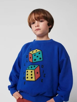 Obrázek produktu Bobo Choses Dětská bavlněná mikina Roll The Dice modrá