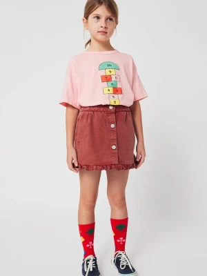 Obrázek produktu Bobo Choses Dětská bavlněná sukně Bobo Choses Tic Tac Toe růžová