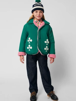 Obrázek produktu Bobo Choses Dětská oboustranná bunda Bobo Choses Clover zelená
