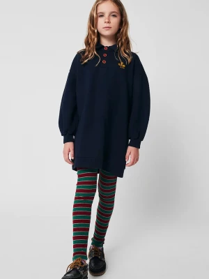 Obrázek produktu Bobo Choses Dětské bavlněné šaty Bobo Choses Clover námořnická modř