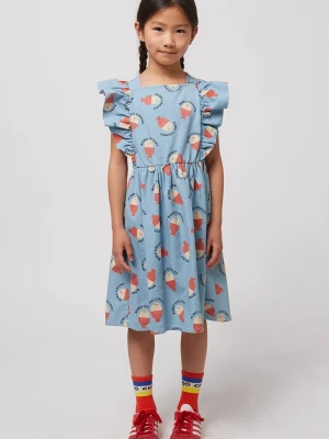 Obrázek produktu Bobo Choses Dětské bavlněné šaty Bobo Choses Morning Egg modrá