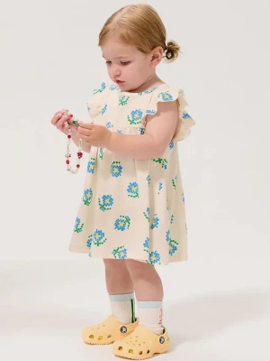 Obrázek produktu Bobo Choses Dětské bavlněné šaty Bobo Choses Pixel Flowers