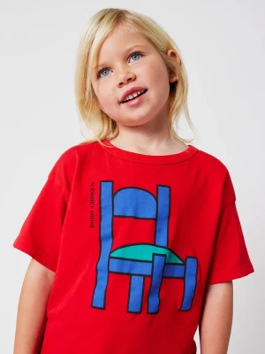 Obrázek produktu Bobo Choses Dětské bavlněné tričko Bobo Choses Chair červená