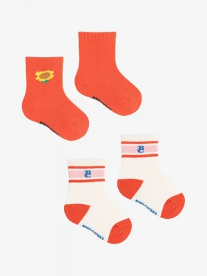 Obrázek produktu Bobo Choses Dětské ponožky Bobo Choses Sunflower 2-pack oranžová