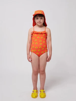 Obrázek produktu Bobo Choses Jednodílné dětské plavky Bobo Choses Sunflower oranžová