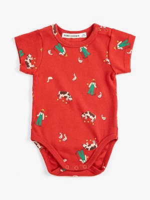 Obrázek produktu Bobo Choses Kojenecké body Bobo Choses Farm Adventure červená