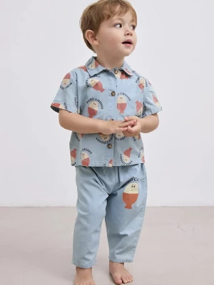 Obrázek produktu Bobo Choses Kojenecké džíny Bobo Choses Morning Egg tyrkysová