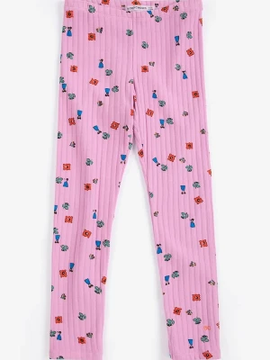 Obrázek produktu Bobo Choses legíny dětské bavlněné s elastanem Blossom růžová