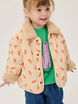 Obrázek produktu Bobo Choses oboustranná bunda dětská Softpaw Monster béžová
