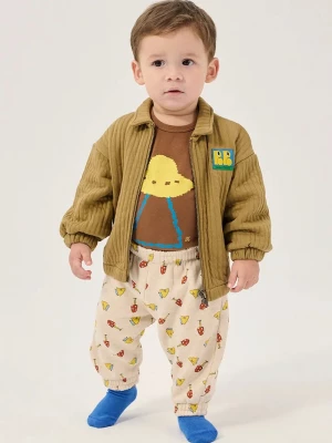 Obrázek produktu Bobo Choses rozepínací mikina dětská bavlněná hnědá