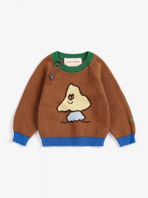 Obrázek produktu Bobo Choses svetr dětský bavlněný Mush Monster hnědá