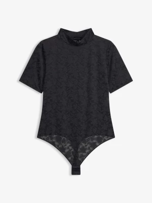 Obrázek produktu Body ze stringami z miękkiego materiału BonPrix czarny
