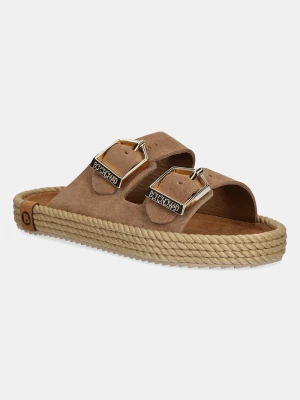 Obrázek produktu Bohonomad pantofle espadrilky dámské semišové Sydney hnědá