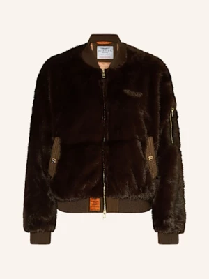 Obrázek produktu Bombers Original Bunda Z Umělé Kožešiny tmavě hnědá