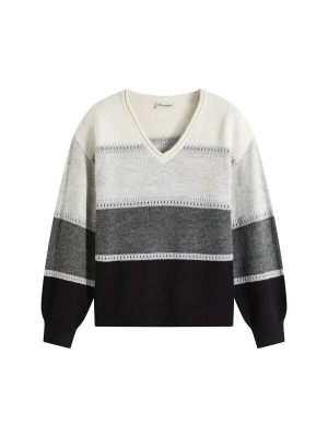 Obrázek produktu bonprix Svetr šedá / světle šedá / černá / offwhite